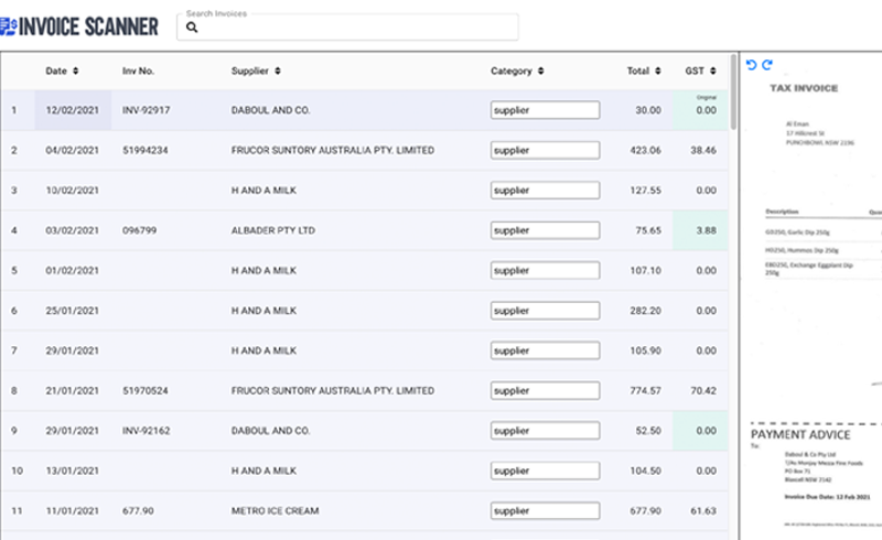Invoice Scanner